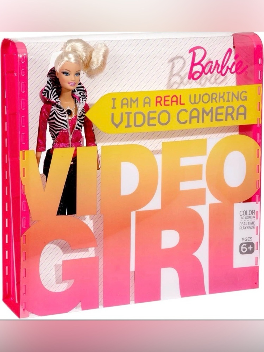2009 Video Girl Barbie Real Camera Discontinued Brand New In Box